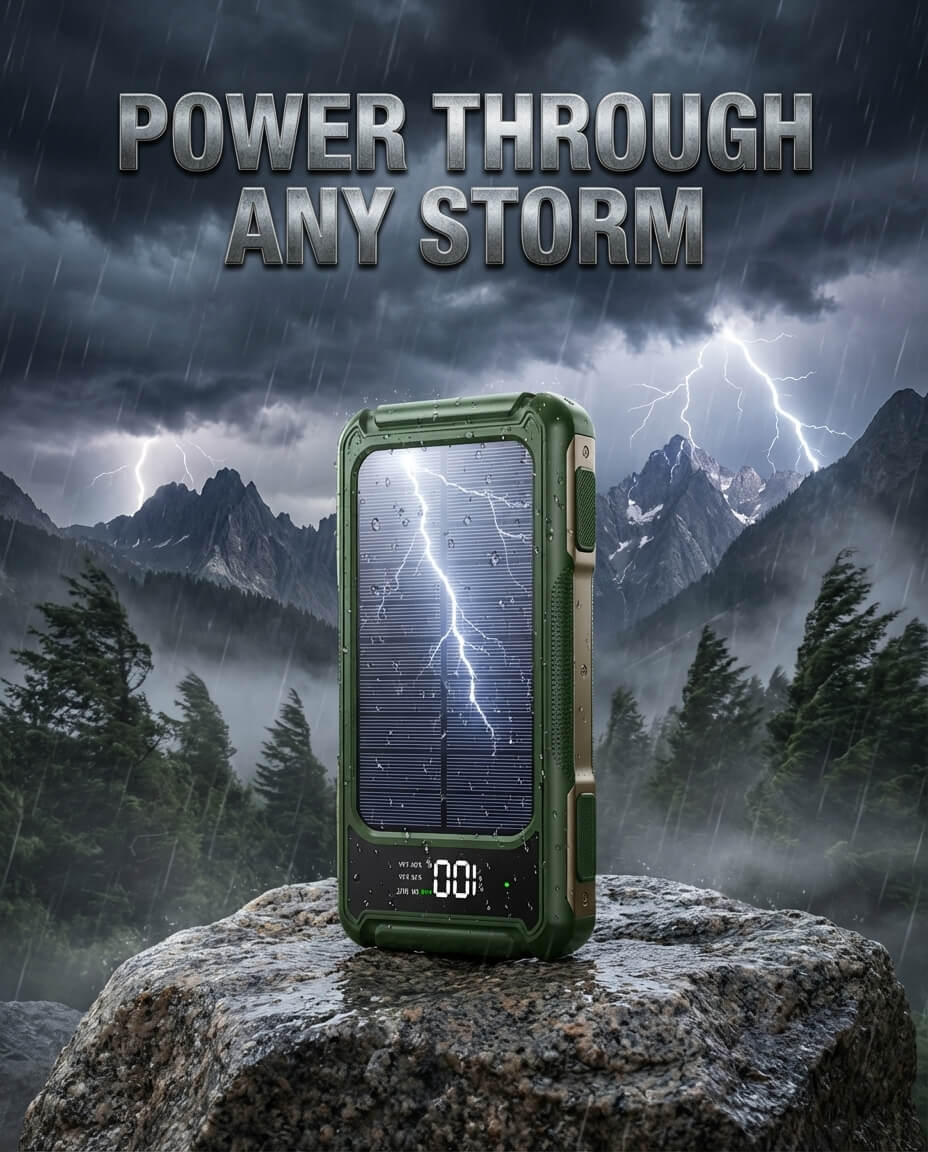 V2 Solar-Beast Powerbank 50,000 mAh
