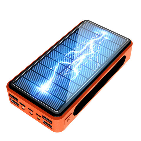 Orange Ultimate Waterproof Solar Powerbank 50,000 mAh - survival4future
